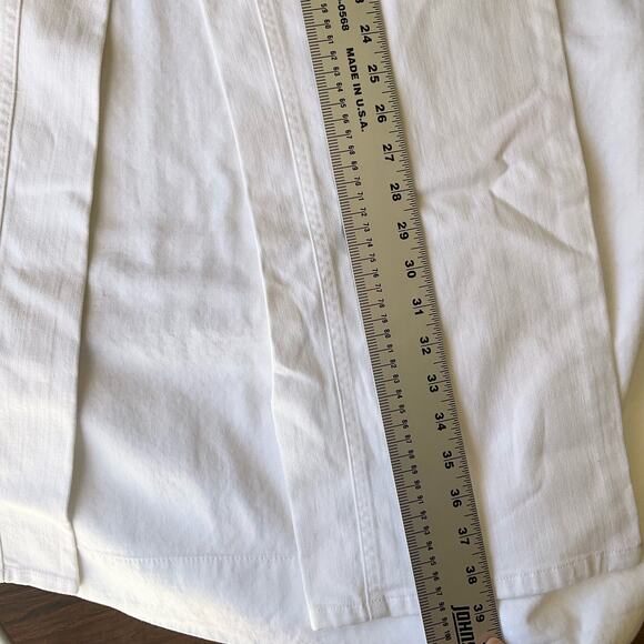 True Religion Made In USA Women’s Waxed Straight Long Denim size 25, Blue - Picture 4 of 13